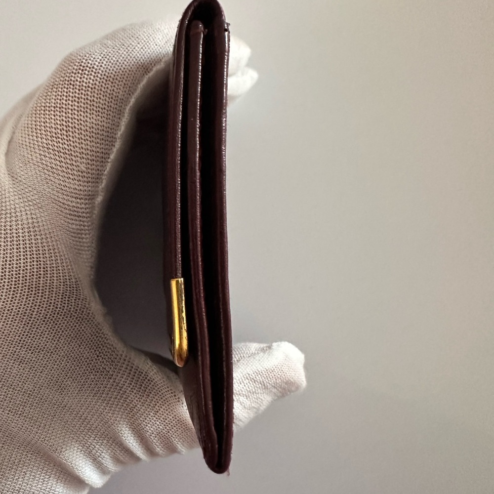 Cartier Burgundy Coin Pouch - Authentic - Picture 4 of 14